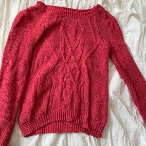 Soft, cozy coral American Rag Cie sweater